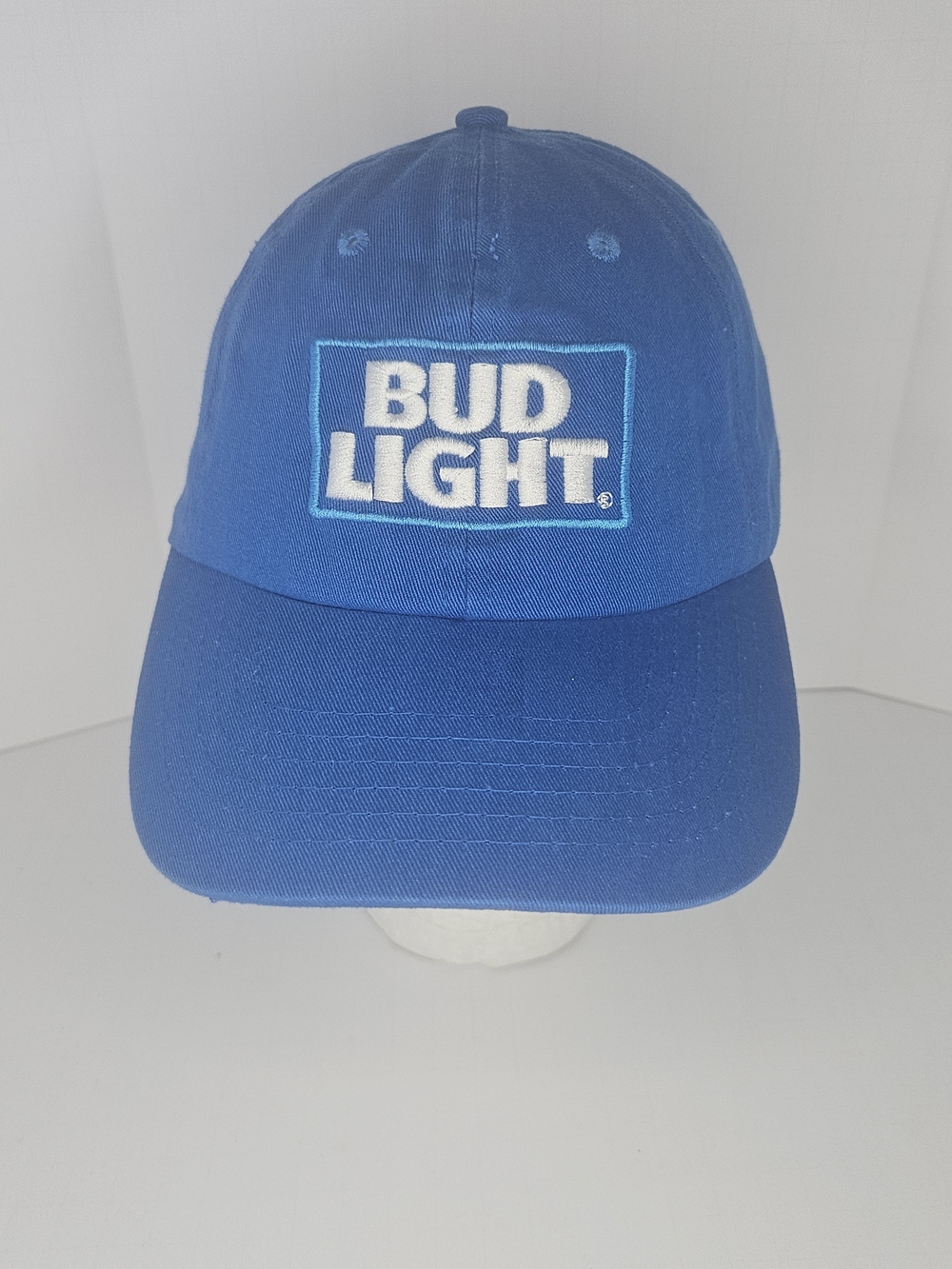 Bud Light Hat Cap Blue Beer Adjustable Strap Back